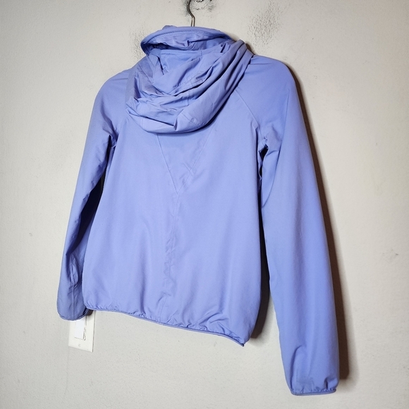 Ivivva Lululemon kids size 10 purple periwinkle jacket. - Picture 4 of 14